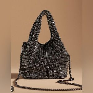 New Anthropologie Rhinestone Satchel Bag